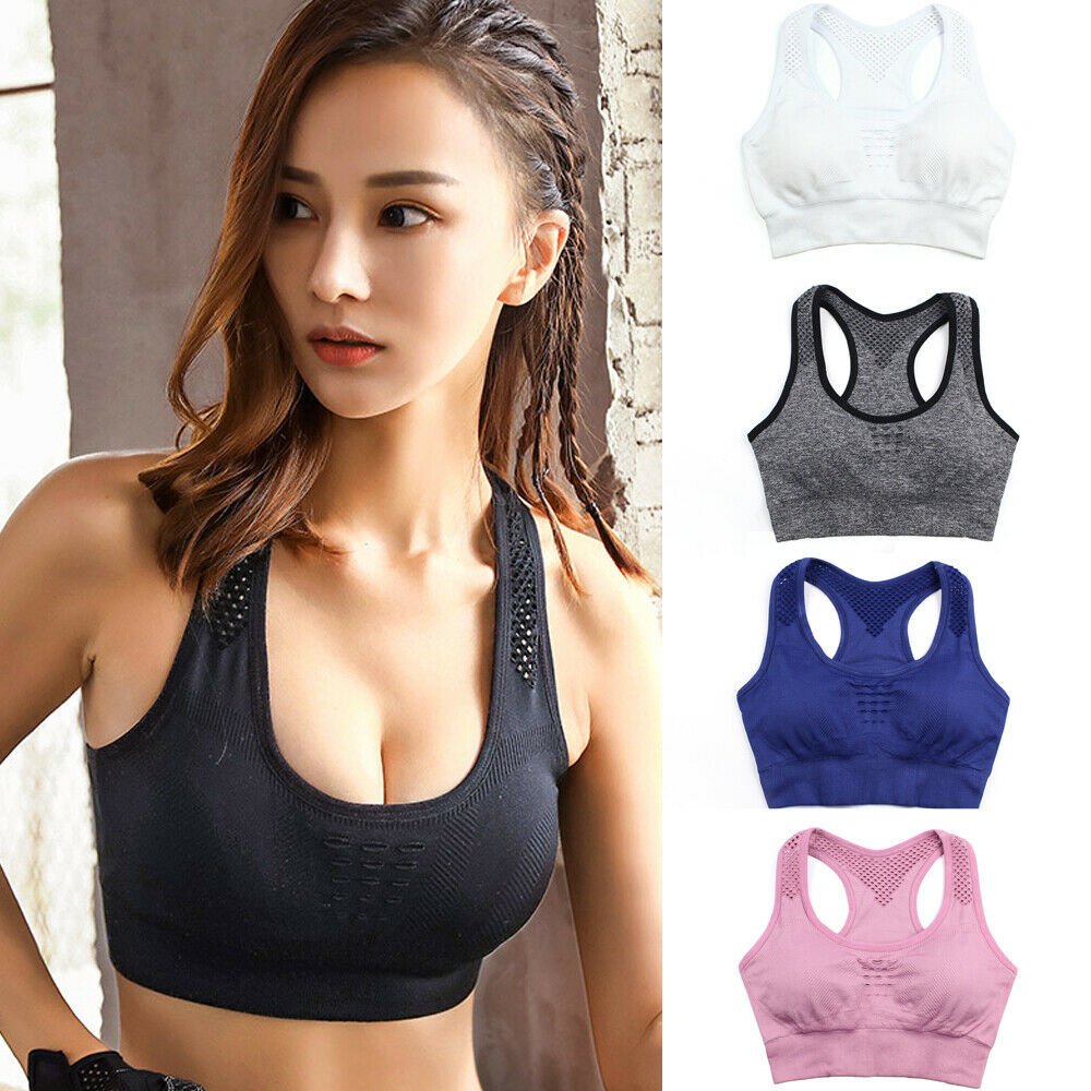 Seamless Hollow Back Sports Bra