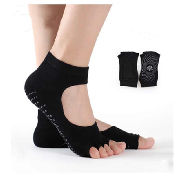 Five Finger Yoga Socks – Non-Slip Grip