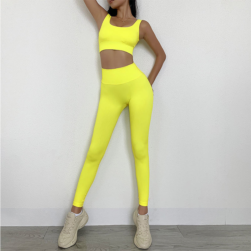 Women's Seamless Yoga Activewear Set