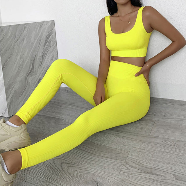 Women's Seamless Yoga Activewear Set
