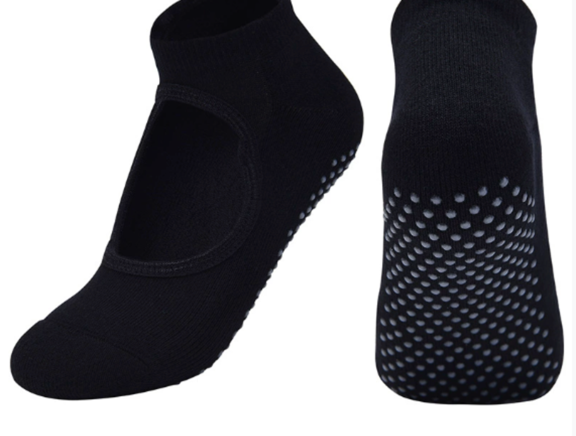 Five Finger Yoga Socks – Non-Slip Grip